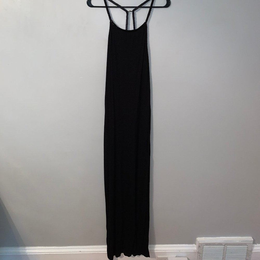 Religion Black Maxi Dress